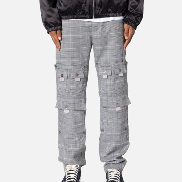 New with tags: PLAID ALL OVER POCKET PANTS - Picture 3 of 5